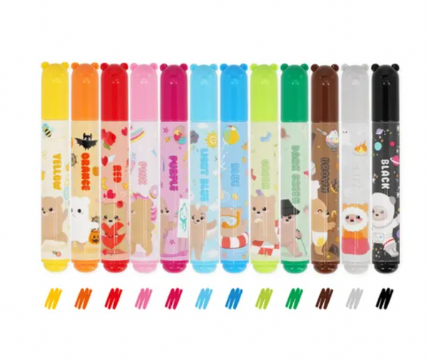 Legami :: Set of 12 markers - Teddy Friends