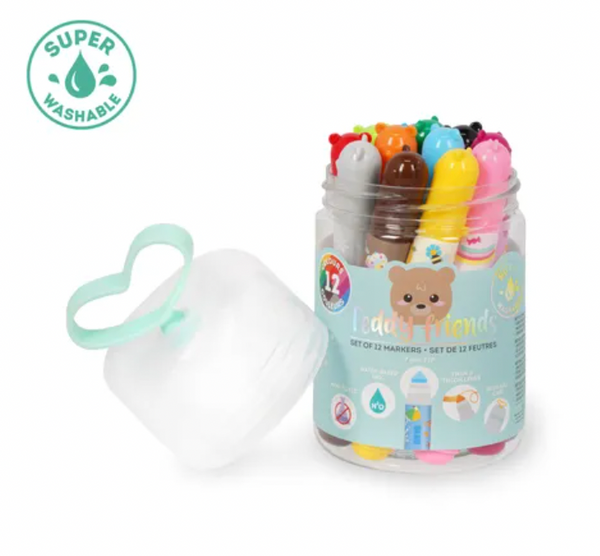 Legami :: Set of 12 markers - Teddy Friends