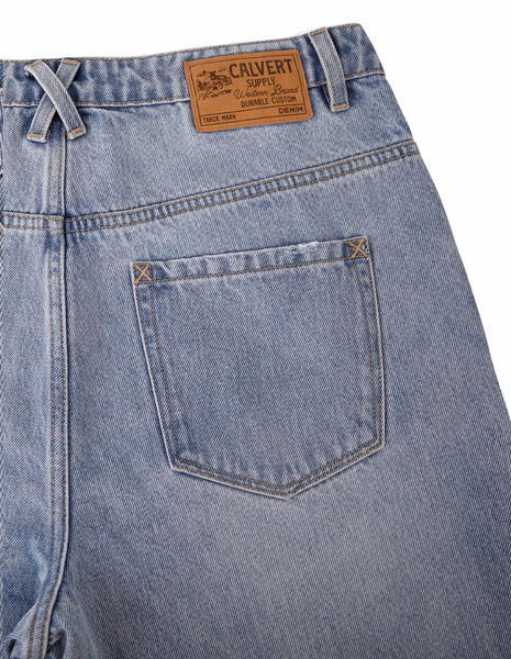 Calvert Supply :: Rattlesnake Denim Jean - Sun Fade Blue