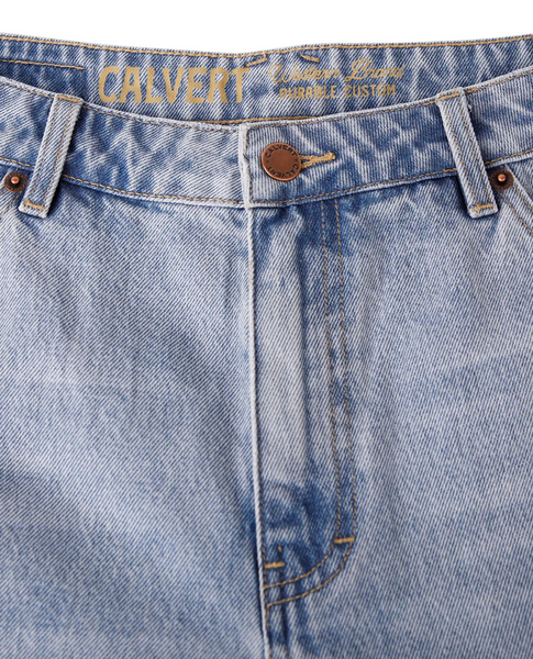 Calvert Supply :: Rattlesnake Denim Jean - Sun Fade Blue