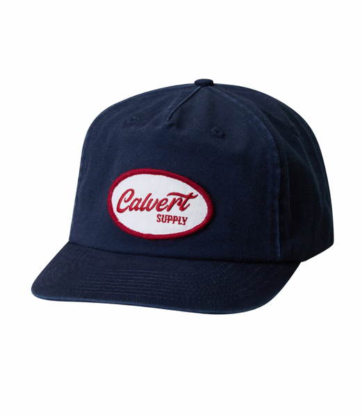 Calvert Supply :: The Vintage Tradie Semi-Structured Cap - Navy