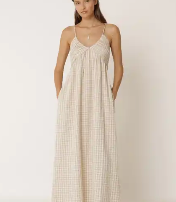 Indi and Cold ::  Strappy Gingham Dress - 145