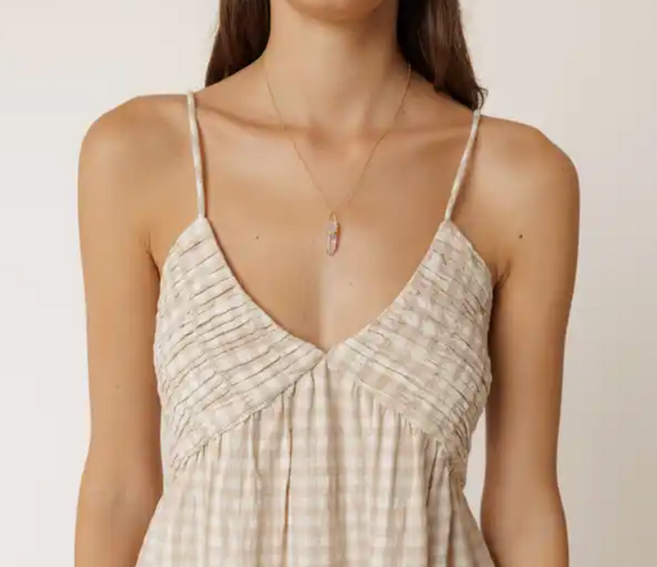 Indi and Cold ::  Strappy Gingham Dress - 145