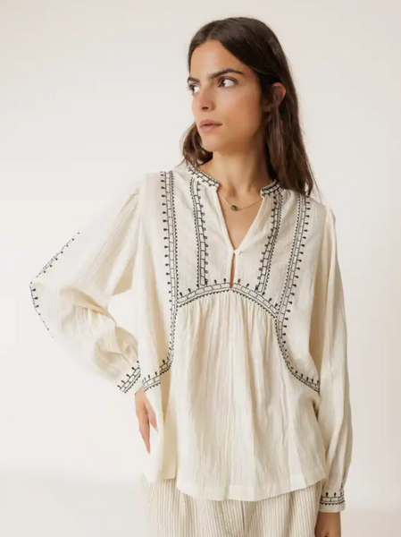 Indi and Cold :: Ethnic Embroidery Blouse - 186