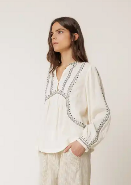 Indi and Cold :: Ethnic Embroidery Blouse - 186
