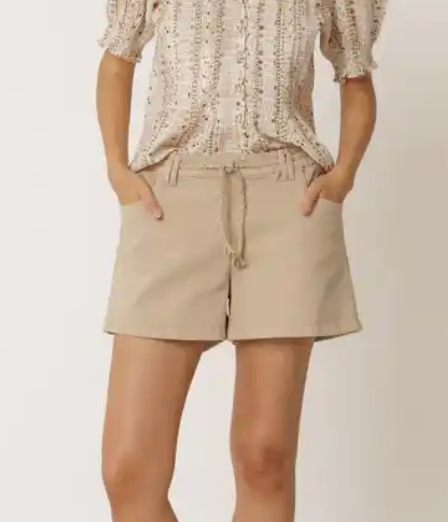 Indi and Cold :: Elastic Waistband Drawstring Short - 262