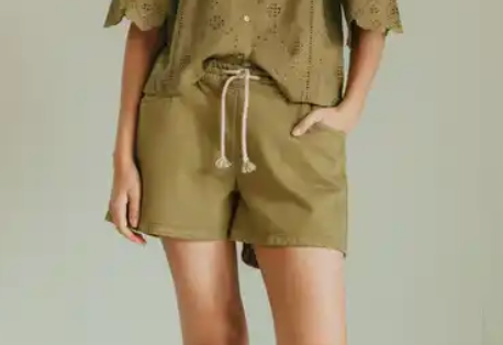 Indi and Cold :: Elastic Waistband Drawstring Short - 262