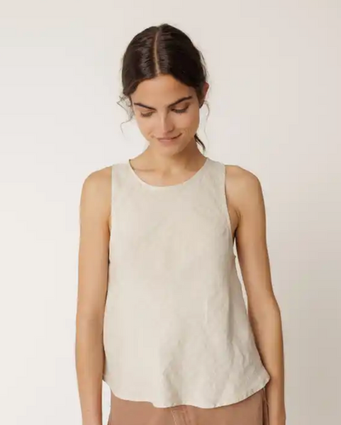 Indi and Cold :: Short Linen Top - 253