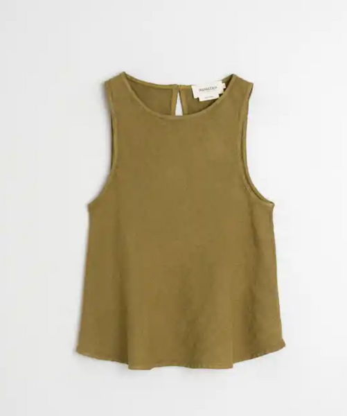Indi and Cold :: Short Linen Top - 253