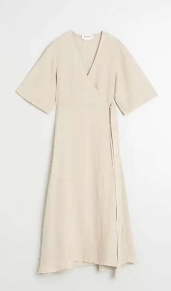 Indi and Cold :: Crossover Linen Dress - 255