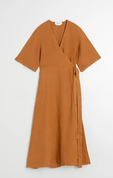 Indi and Cold :: Crossover Linen Dress - 255