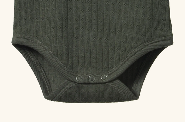 Nature Baby :: Long Sleeve Bodysuit - Pointelle