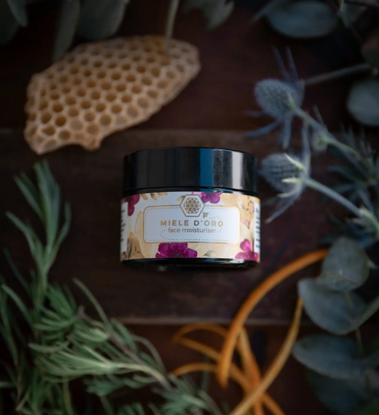 Miele D'oro :: Face Moisturiser- 50ml Jar & 50ml Bottle