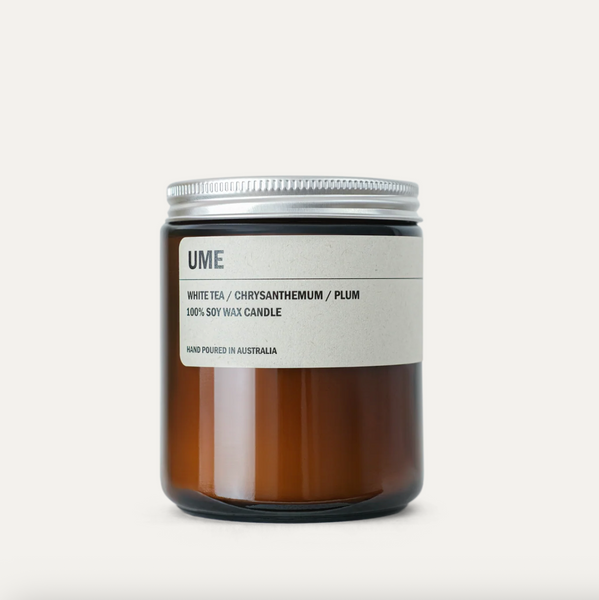 Posie :: UME Candle - White Tea / Chrysatheum / Plum