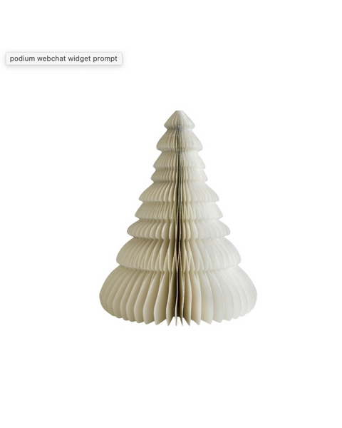 Nordic Rooms :: Tree Standing Off-White with Glitter