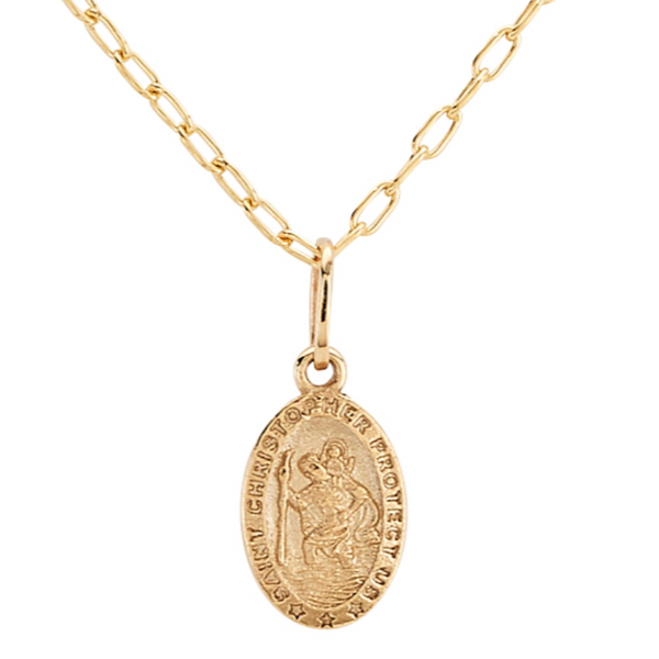 Babyanything :: Saint Christopher Mini Pendant on the Girl Chain