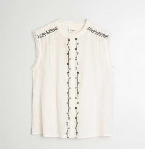 Indi and Cold :: Embroidered Short Sleeve - 246