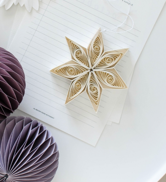 Nordic Room :: Quilling Star Trio - Off White