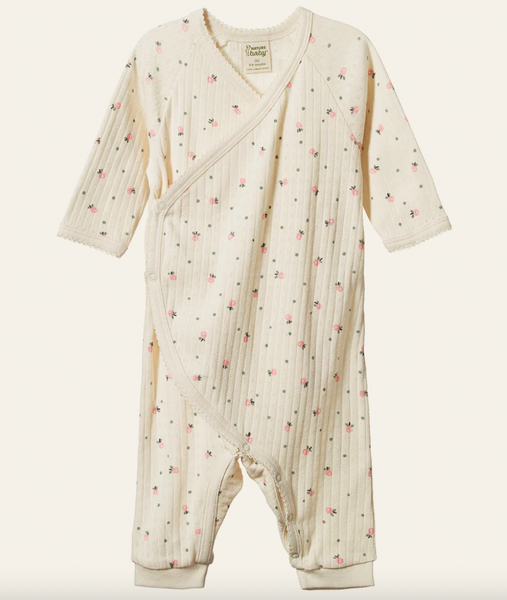 Nature Baby :: Kimono Stretch and Grow Pointelle