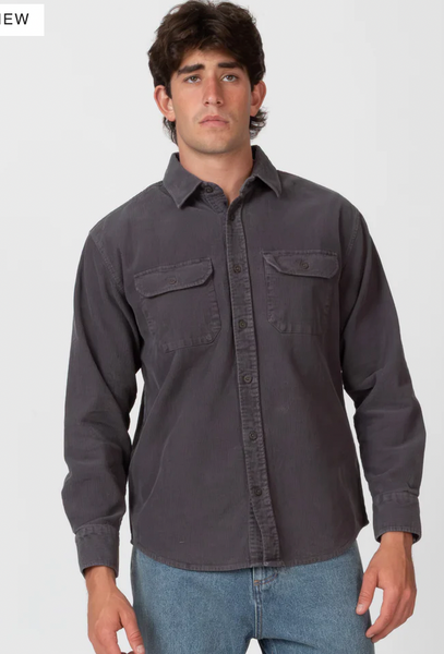 Mr Simple :: Sawyer Cord Long Sleeve Shirt