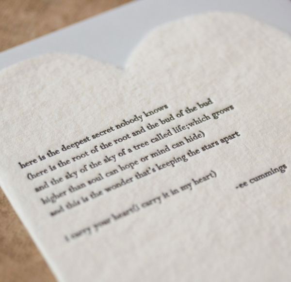 Oblation Paper and Press :: Letterpress Card Range