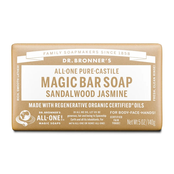 Dr Bronner's :: Sandalwood Jasmine Bar Soap