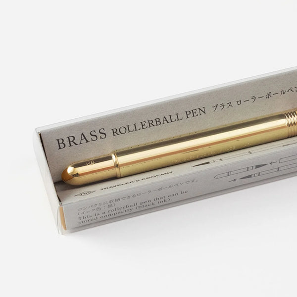 Traveler's Company :: Brass Roller Ballpoint Pen
