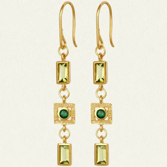 Temple Of The Sun :: Florence Earrings Gold