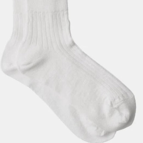 Fog Linen Rib Socks