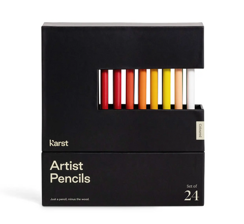 Karst Stone Paper :: Woodless Artist Pencils (24 pack)
