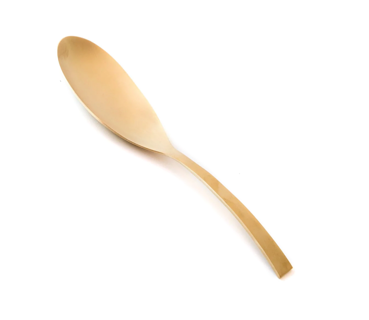 Fog Linen ::  Brass Serving Spoon