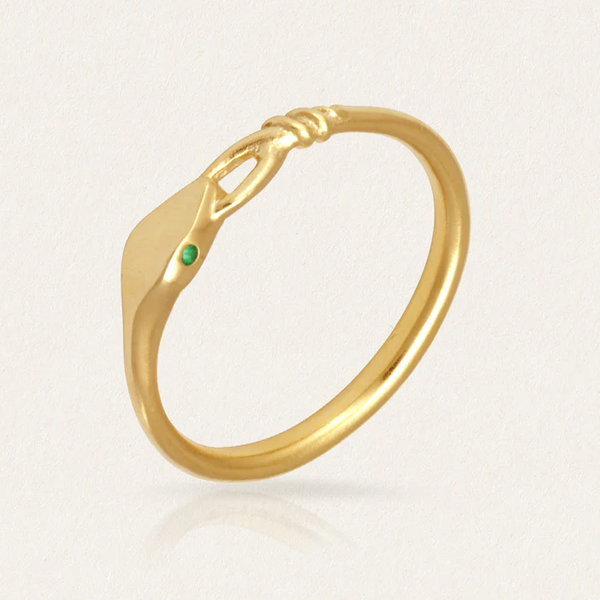 Temple of The Sun :: Althea Emerald Ring Gold