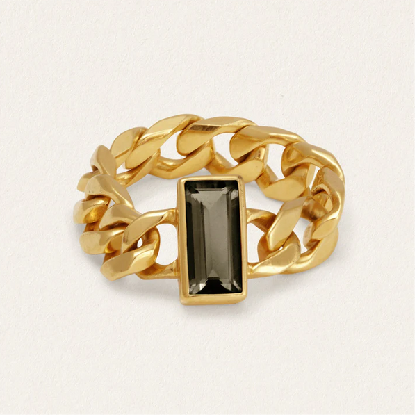 Temple of The Sun :: Tigris Chain Ring Gold