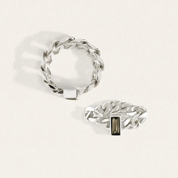 Temple of The Sun :: Tigris Chain Ring Silver